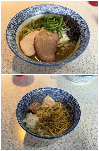 「濃厚煮干し+和え玉ハーフ」@破壊的イノベーションの写真