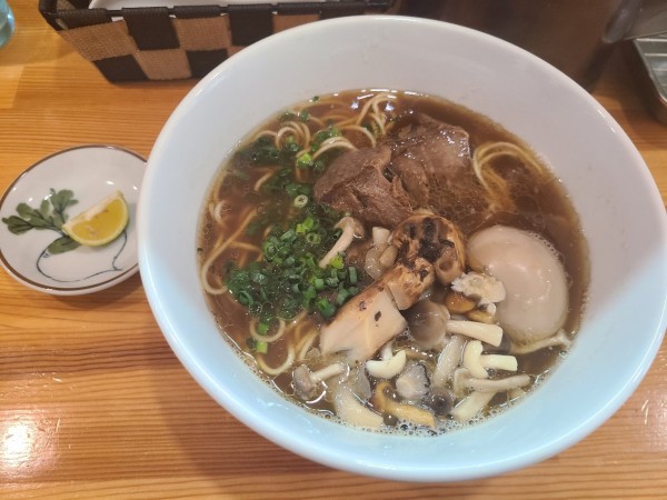 「茸と松茸ラーメン」@ラーメン大木戸の写真