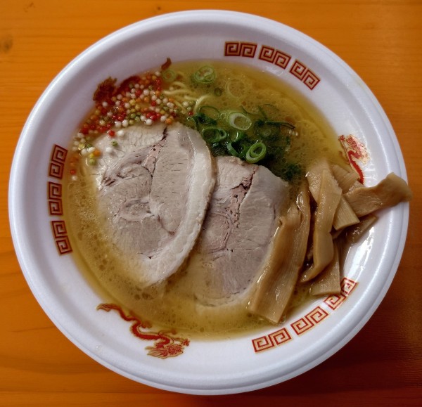 「【麺屋音】日本三大地鶏金色鶏白湯Ｗチャーシュー」@大つけ麺博 Presents 日本ラーメン大百科の写真