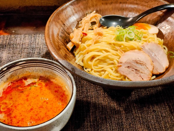 「辛味噌つけ麺」@我羅奢の写真