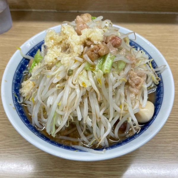 「ラーメン+うずら  ￥900+￥120」@ラーメン二郎 栃木街道店の写真