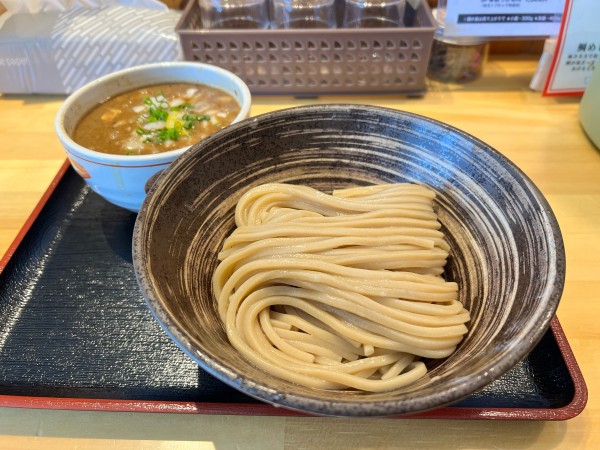 「骨粉つけ麺」@自家製麺まつおの写真