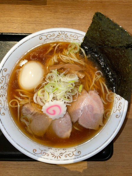 「味玉中華そば」@中華そば 勝本の写真