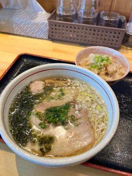 「塩ラーメン」@自家製麺まつおの写真