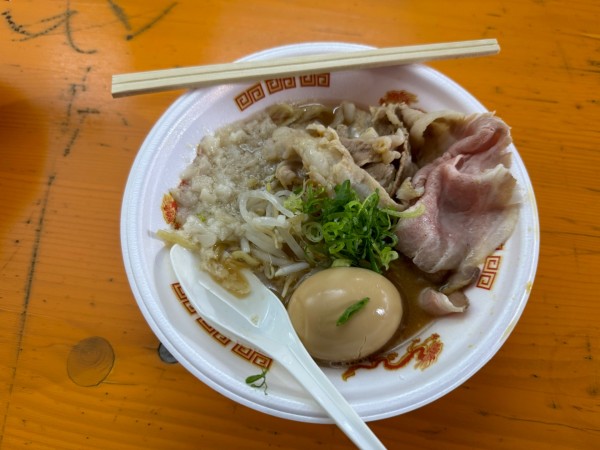 「【柳麺 呉田】背脂浮麹味噌ラーメン＋特製トッピング」@大つけ麺博 Presents 日本ラーメン大百科の写真