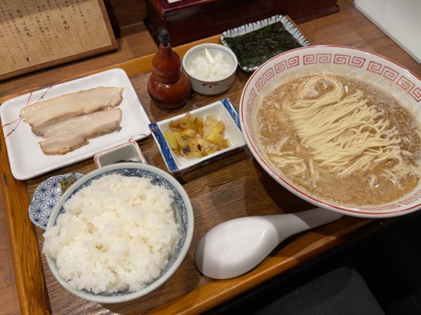 「鯖定食」@炭火焼濃厚中華そば 奥倫道の写真