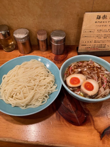 「特つけそば　味玉」@つけそば屋 麺楽の写真