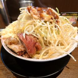 大味噌  野菜  白髪ネギ  ニンニク  アブラ  カラメ
