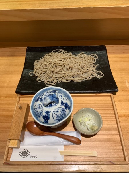 「鴨きざみつけそば切り」@つけ蕎麦 恵比寿初代の写真