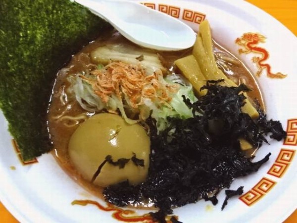 「【福島】麺屋 傑心－けしん－『海老ら～めん』＋味玉」@大つけ麺博 Presents 日本ラーメン大百科の写真