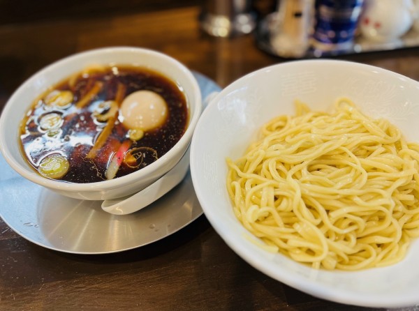「つけ麺（￥900）＋味玉（￥120）」@自家製麺 うるちの写真