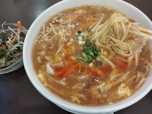 「今週のランチ サンラータンメン(セット)(750)」@許厨房の写真