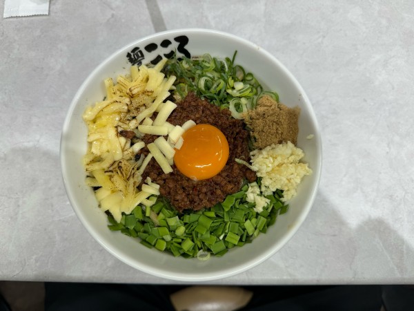 「台湾まぜそば　大盛　チーズ」@麺屋 こころ 小牧店の写真