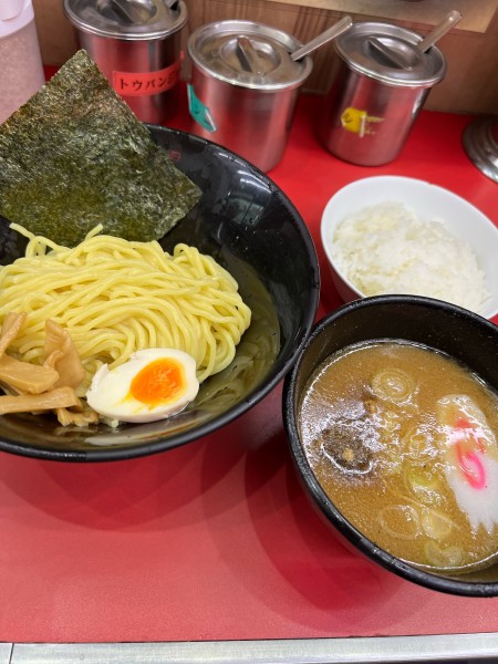 「魚介豚骨つけ麺ミニプラスごはん」@赤羽らーめん 粋の写真