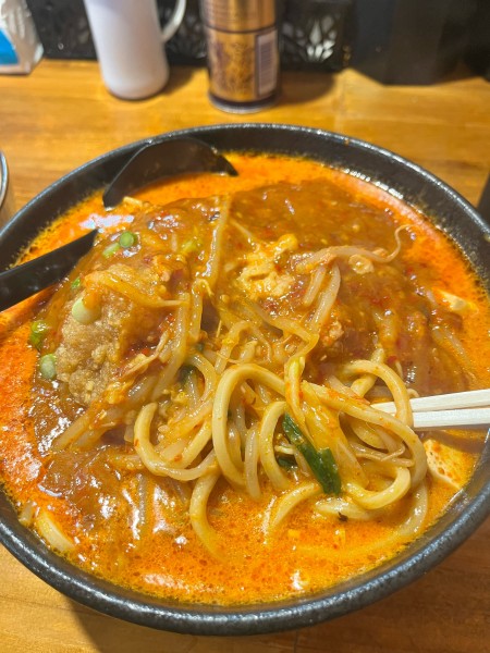 「どてからめん」@どてちん 習志野店の写真