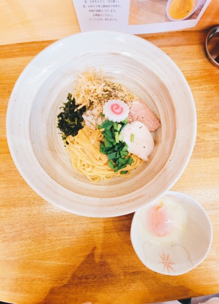 「[限定]海老のタルタル油そば 温玉セット」@しじみ中華蕎麦 イツ花の写真