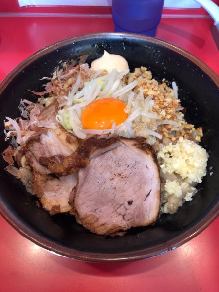 「まぜそば　小」@麺屋 桐龍 久喜店の写真