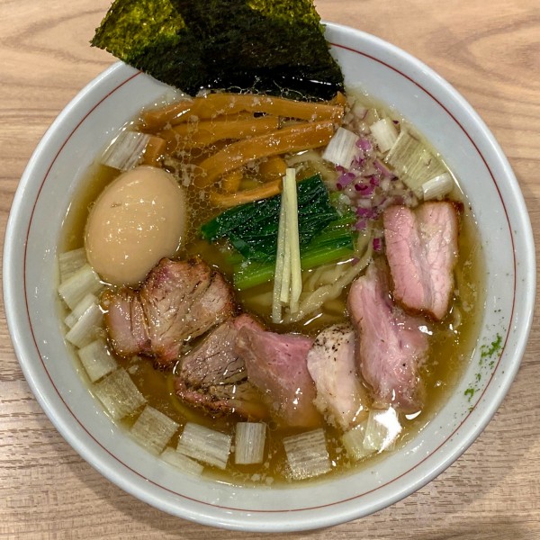 「特製手揉み中華そば【塩】¥1,250」@麺処 にし尾の写真