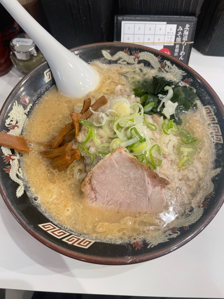「せあぶらみそらーめん」@北海道らーめん みそ熊 築地店の写真