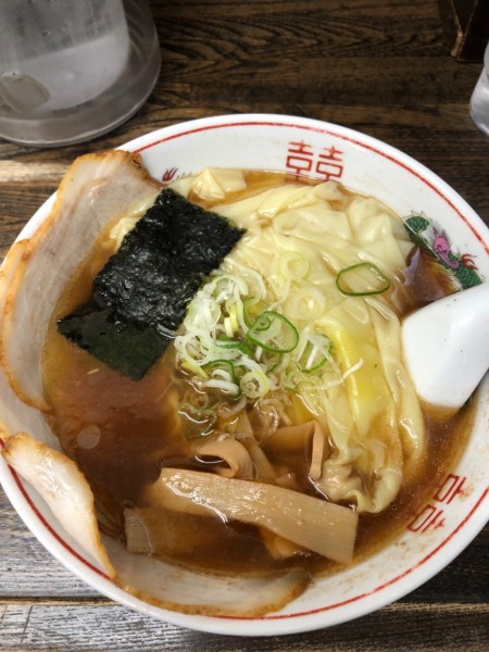 「ワンタンチャーシュー麺」@支那そば はせべの写真