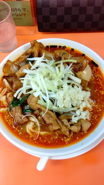 「辛味噌ホルモンゴリパらーめん　780円」@ゴリラパートナーズの写真