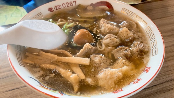 「牛ラーメン」@尾花屋の写真