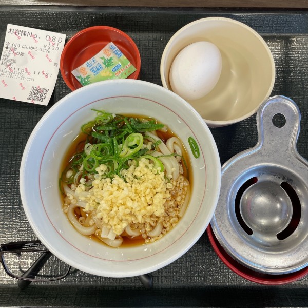 「冷やしはいからうどん（小）」@なか卯 小田急町田北口店の写真