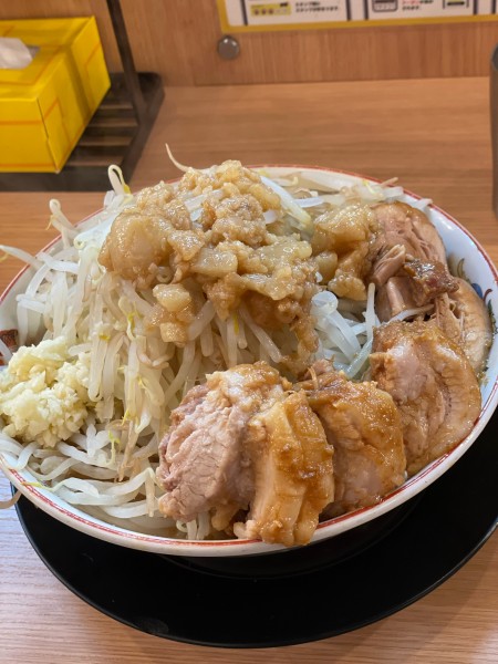 「大ラーメン＋豚マシ」@豚山 栄店の写真