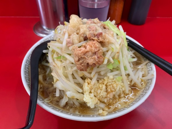 「ミニらーめん　700円」@ラーメン二郎 生田駅前店の写真