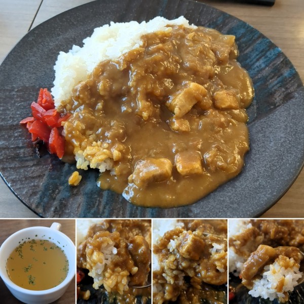 「カレーライス　750円」@Coffee & Bar あ・ん・くの写真