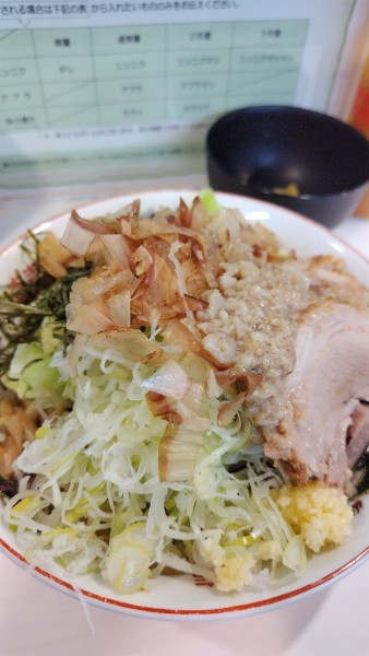 「限定C『サバチャン』+生姜」@ハイパーファットンの写真