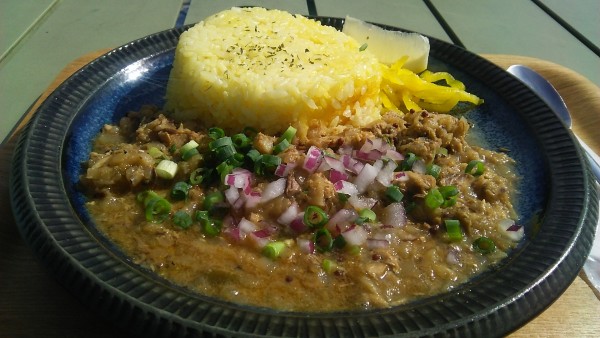 「名物 和出汁のサバカレー 800円」@ホクトカレー in カレーピクニックの写真