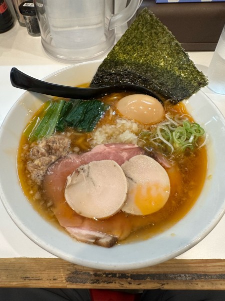 「特製海老そば」@海老・特濃煮干そば まるはの写真