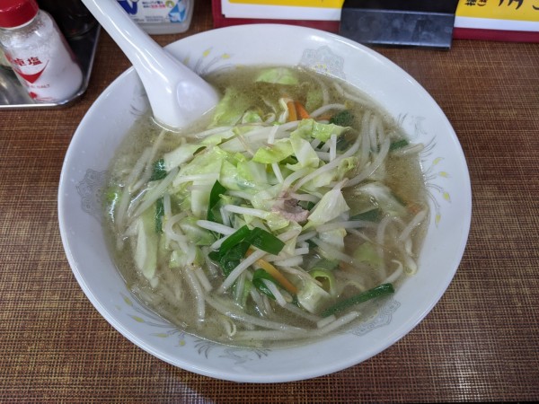 「タンメン(塩味)：800円」@珍來 五反野店の写真