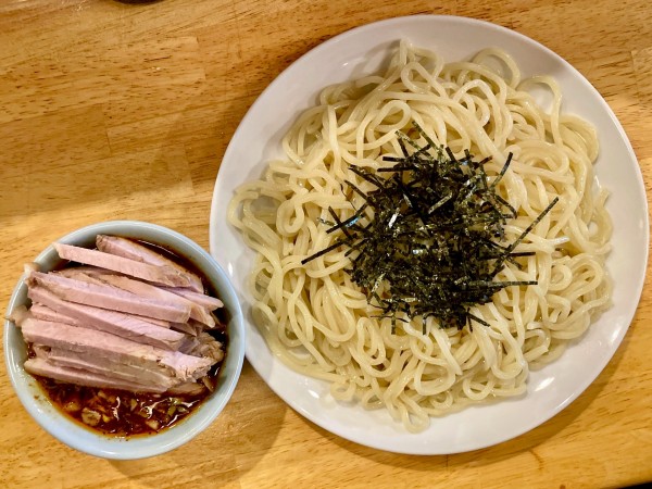 「サッポロ赤星＋メンマ別皿 → チャーシューつけそば」@中華つけ蕎麦 でき心の写真