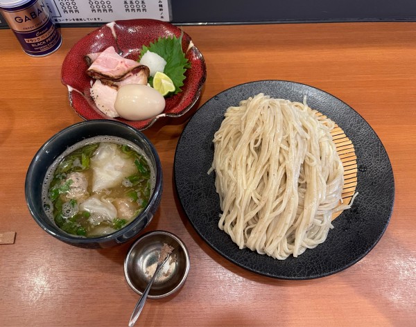 「【限定】秋刀魚煮干つけ麺（塩）」@自家製手もみ麺 鈴ノ木の写真