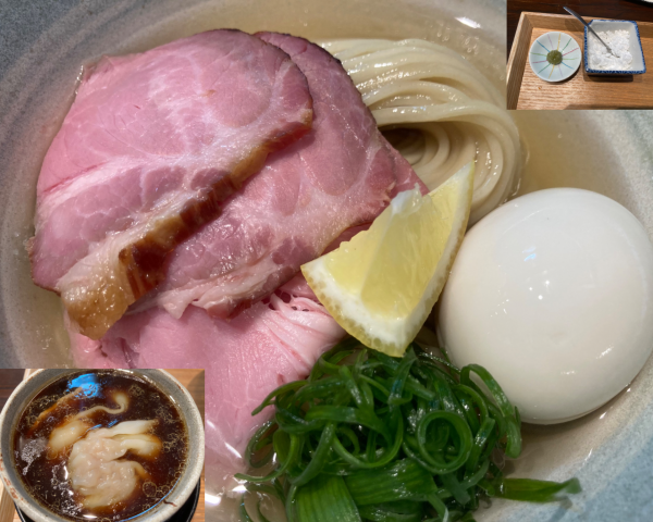 「味玉昆布水つけ麺+塩と山葵」@ramen club トトノエの写真