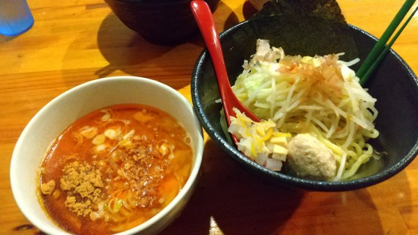 「海老醤坦々つけ麺　紅（AKA）」@つけ麺 しろぼしの写真
