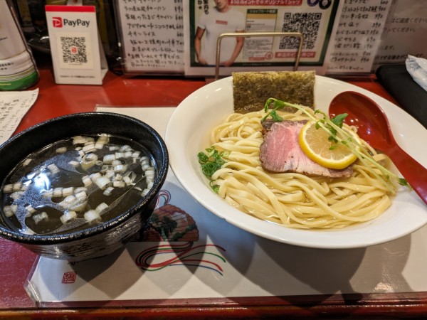 「昆布水つけ麺(塩)」@居酒屋@0054mlの写真