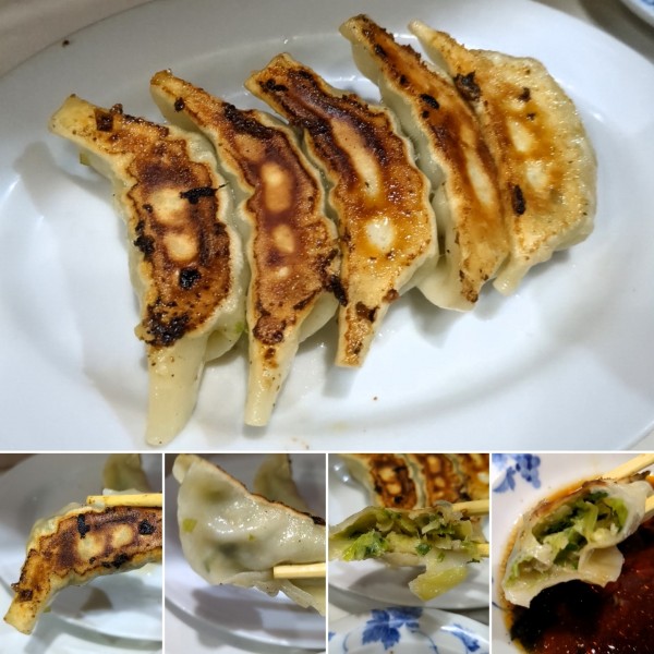 「餃子(5個)　500円」@中華・洋食 ふじの写真