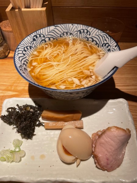 「氷見産煮干しラーメン¥900」@貪瞋癡の写真