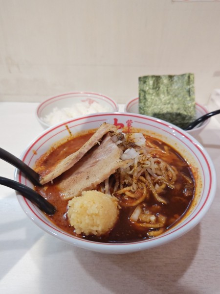 「限定メニュー：北極の華（辛さ5倍）+α」@蒙古タンメン 中本 御徒町店の写真