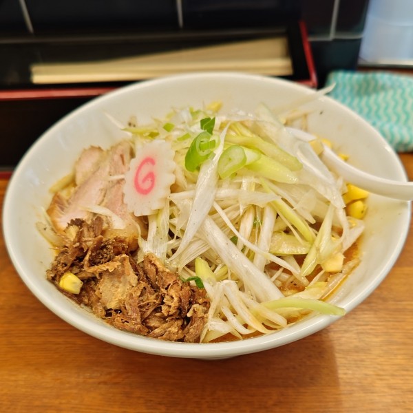 「辛味噌らーめん（大盛）＋ねぎ」@東神田ら～めん3の写真