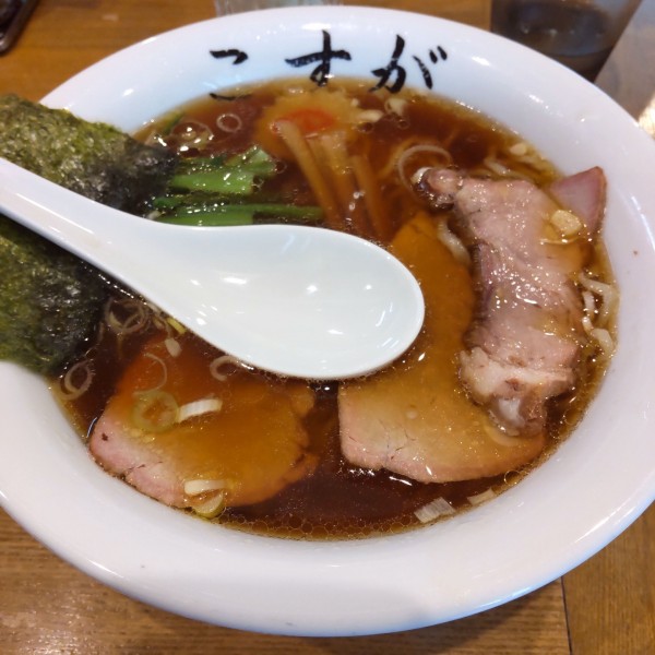 「手打中華（￥850）」@白河中華そば こすがの写真