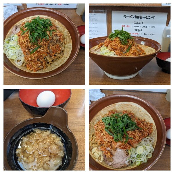 「【3連休限定】納豆キムチ油そば➕麺増し➕麺増し(650g申)」@ラーメンの店 どでん 北浦和店の写真