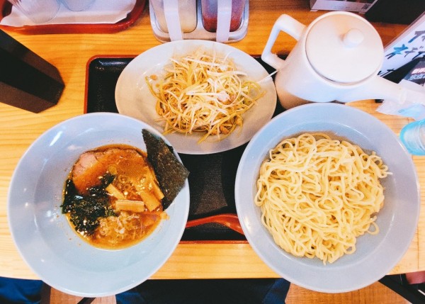 「つけ麺 + ネギ」@なかむら屋の写真