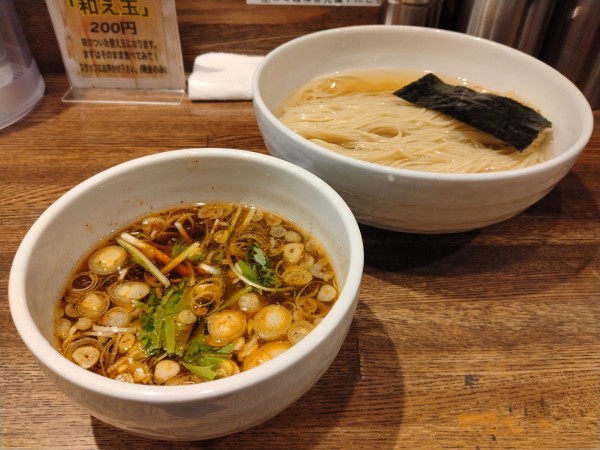 「醤油のつけソバ（中）」@Tomboの写真