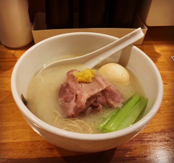 「真鯛ラーメン雑炊セット」@真鯛らーめん 麺魚の写真