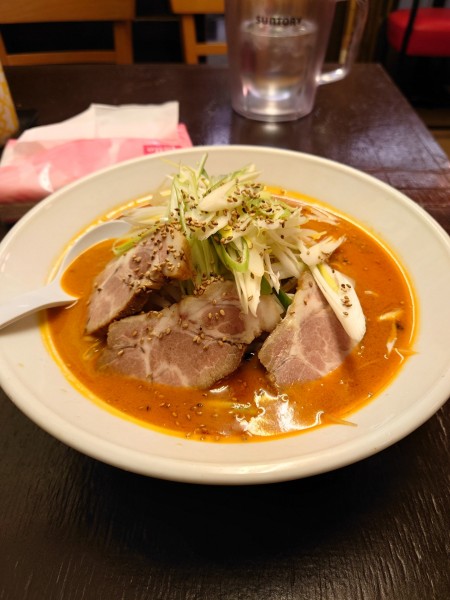 「麦味噌ラーメン  大盛り」@天得の写真