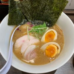 特製濃厚醤油鶏そば（麺半分）